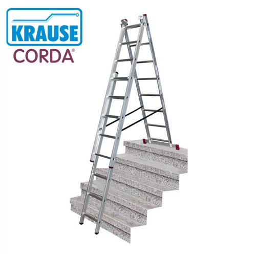 KRAUSE Corda sokcélú létra 3x08 fokos lépcsőfunkcióval