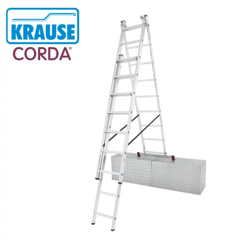 KRAUSE Corda 3x09 fokos lépcsőkompenzálós sokcélú létra