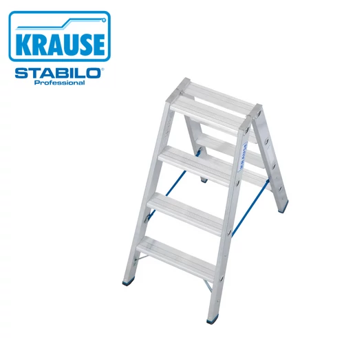 KRAUSE Stabilo két oldalon járható alumínium létra 2x4 fokos