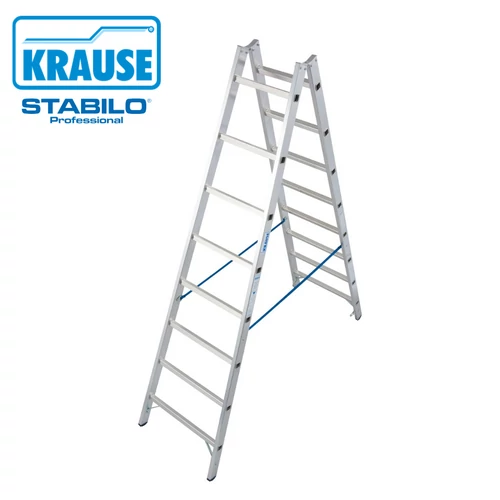 KRAUSE Stabilo két oldalon járható alumínium létra 2x8 fokos