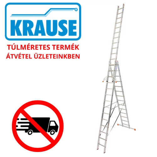 Krause Monto Tribilo 3x14 fokos sokcélú létra