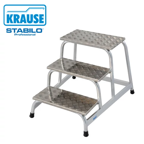 KRAUSE Stabilo 1x03 szerelődobogó alumínium kivitelben