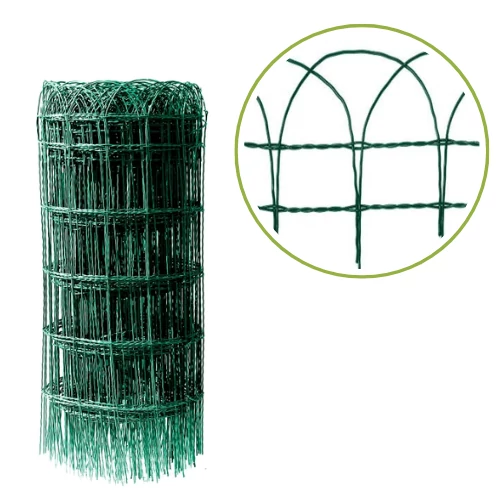 Dekor kerítés 65 cm magas, 90×150 mm osztás, 10 m
