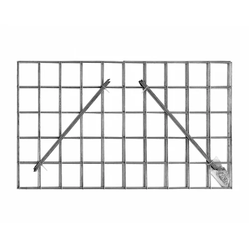 Gabion Super 100 kosár, 1000×500×500 mm, 100×100 mm rácsosztás, 4,0 mm huzalvastagság
