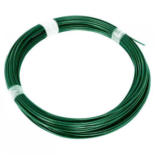Lágyhuzal PVC-vel bevont 2,5 mm RAL6005 zöld (100m)