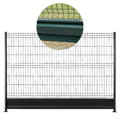 Lábazati lemez 250x2450 mm RAL6005 zöld