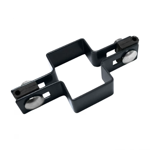 Bilincs 60×40 mm oszlophoz antracit fém közép