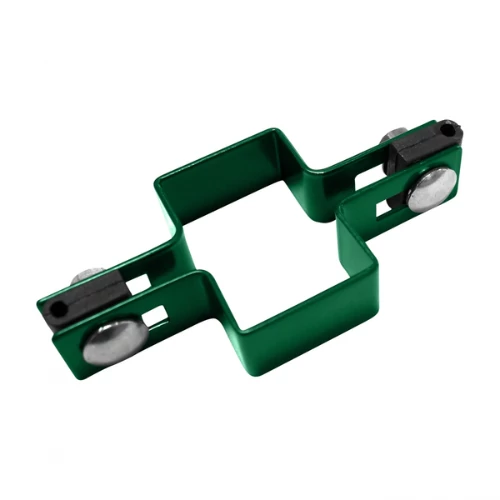 Bilincs 60×40 mm oszlophoz zöld fém közép