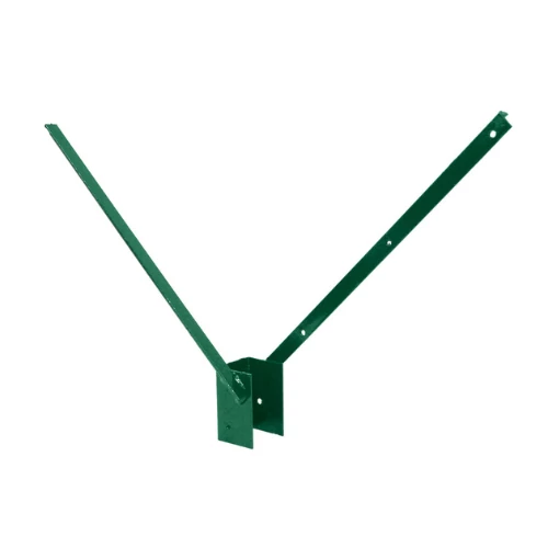 Oszlopra tüskés tartó V 60×40 mm zöld kivitelben