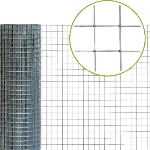 FIX osztású ponthegesztett tekercses kerítés 100 cm, 25×25 mm, 2,5 mm, 25 m