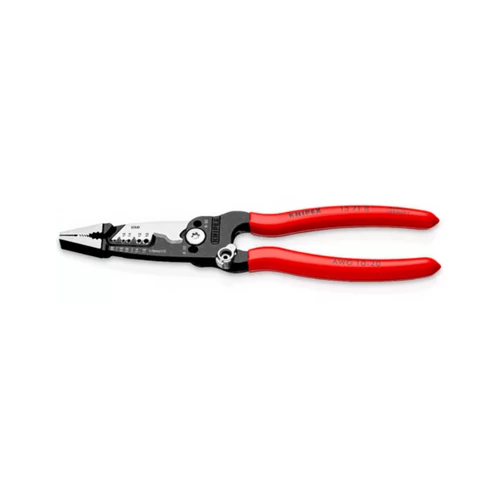 KNIPEX kábelcsupaszító fogó – amerikai modell, 200 mm | 13 71 8 – fekete atramentizált kivitelben