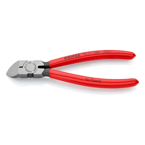 KNIPEX oldalcsípőfogó műanyaghoz – 160 mm polírozott fejjel és műanyag nyéllel