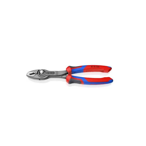 KNIPEX TwinGrip kombinált fogó 200 mm – homlok- és oldalharapó funkcióval, 82 02 200