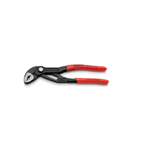 KNIPEX Cobra® Hightech vízpumpa-fogó 150 mm – szürke foszfátozott felület, polírozott fej, csúszásmentes markolat, 36 mm csőkapacitás