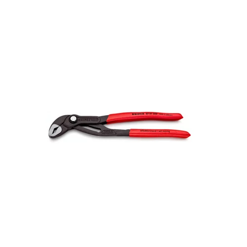 KNIPEX Cobra® Hightech vízpumpa-fogó 250 mm – polírozott fej, foszfátozott test, 50 mm csőkapacitás, csúszásmentes markolat