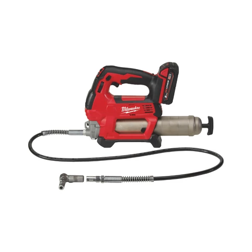 Milwaukee M18™ M18GG-201C zsírzópisztoly, 1×2,0 Ah akkumulátorral, töltővel, kofferben