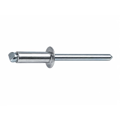 Acél-acél félgömbfejű nyitott popszegecs SST 4,8x16 mm