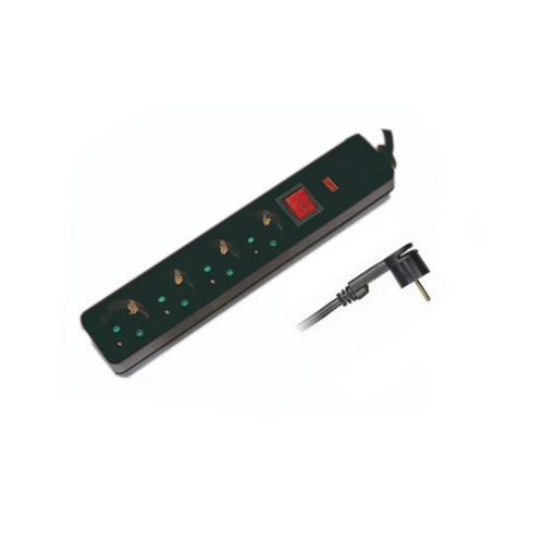 UltraTech 4-es elosztó túlfeszültségvédelemmel kapcsolóval 3m 3x1,5mm2