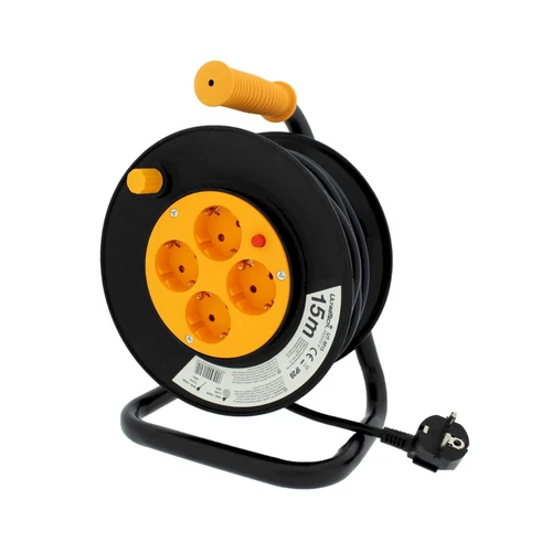 UltraTech kábeldob 15m műanyag dob H05VV-F 3x1,5mm2