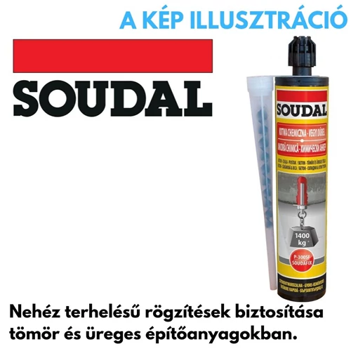 Soudal Soudafix vegyi dübel VE400-SF 280ml