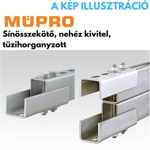 Müpro MPC sínösszekötő 27/18–28/30 profilhoz horganyzott