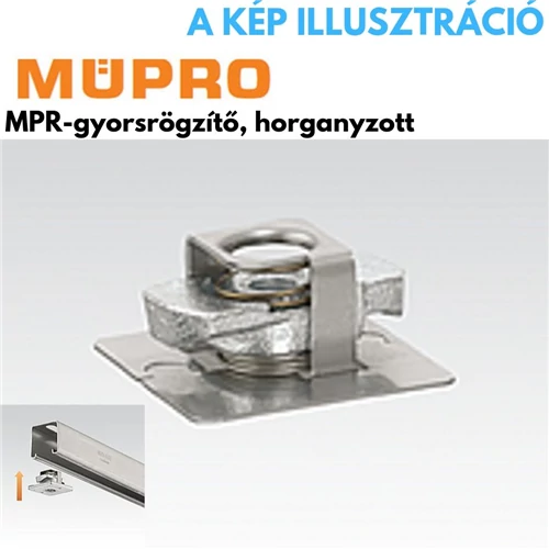 Müpro MPR gyorsrögzítő M8 41/41 profilhoz horganyzott