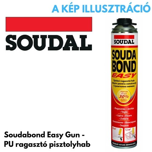 Soudal Soudabond Easy pisztolyos ragasztóhab téli 750ml