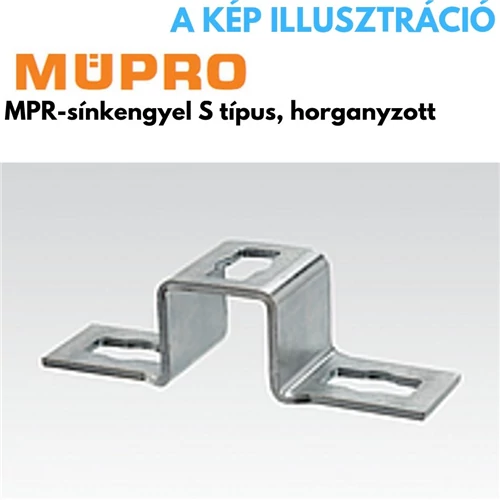 Müpro MPR sínkengyel 41/41 profilhoz horganyzott