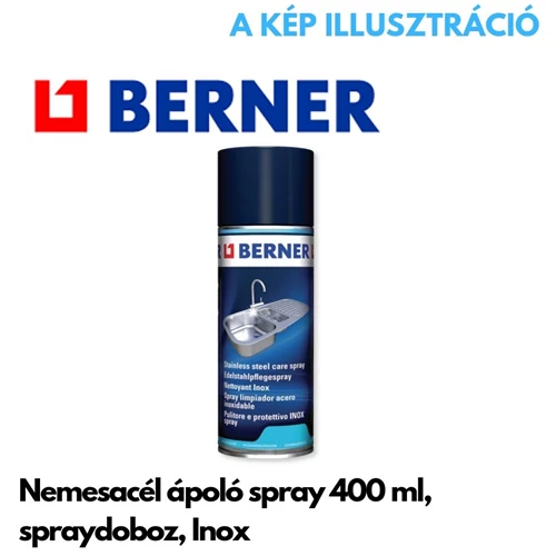 Berner nemesacél ápoló spray 400ml