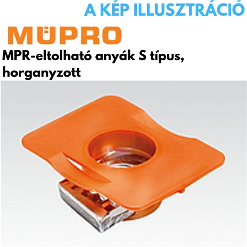 Müpro MPR lakatanya S+ M8 41/21, 41/124 profilhoz horganyzott