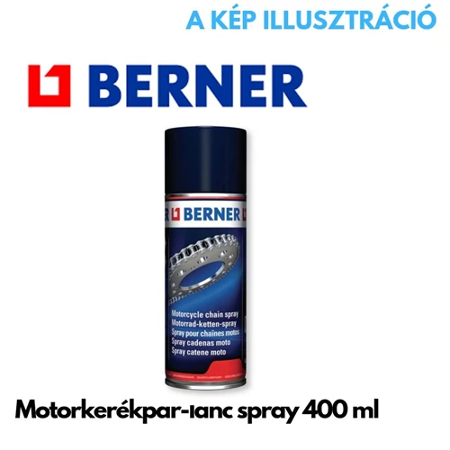 Berner motorkerékpár-lánc spray 400ml