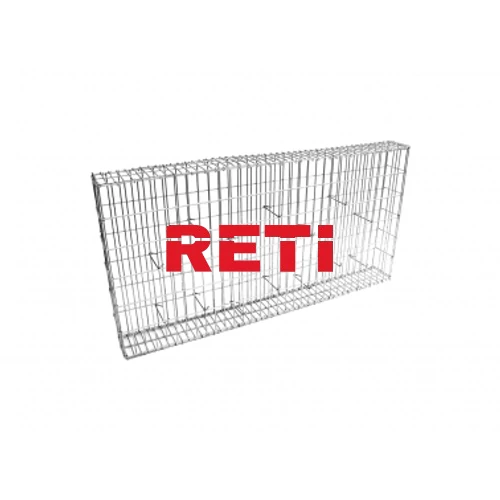 Gabion Wall 120 kosár, 1200×600×120 mm, változatos rácsosztás, 3,0 mm huzalvastagság