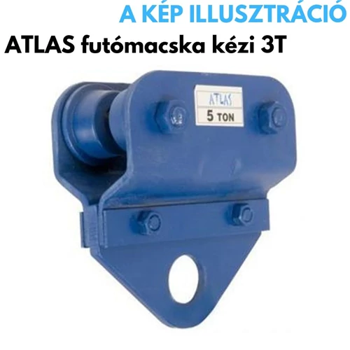 ATLAS kézi futómacska 3 tonnás teherbírással