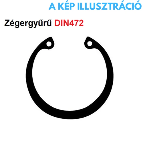 Zégergyűrű belső 19mm DIN472