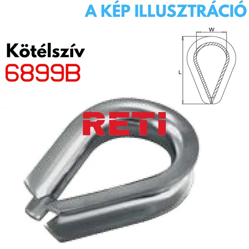 Kötélszív 6899B 3 mm