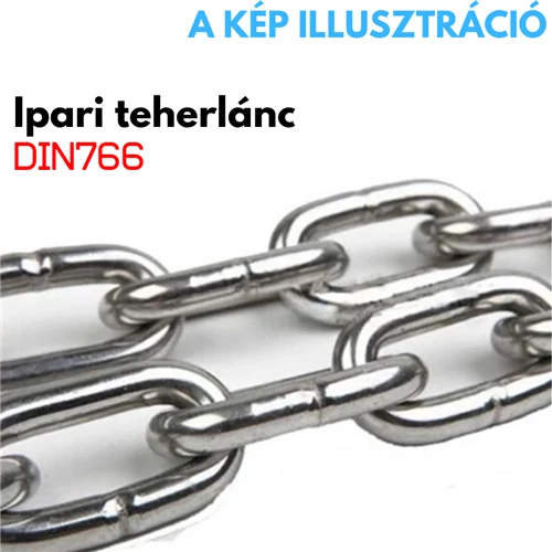 IPARI TEHERLáNC DIN766 10X28X34 (teherbírás: 1250Kg)