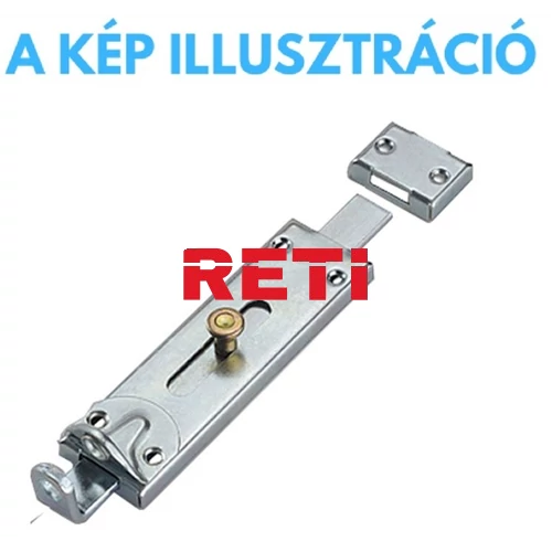 Tolózár lakatolható lapos egyenes 120 mm fém kivitel