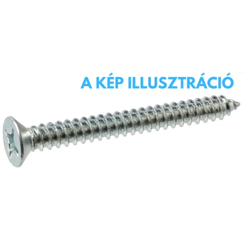 Süllyesztettfejű lemezcsavar 2,9x13mm DIN7982/C A2