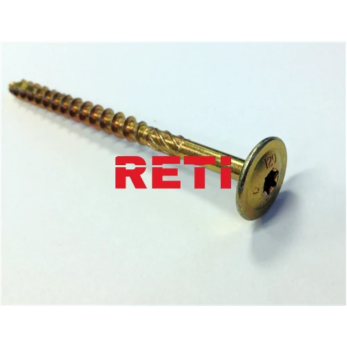 Tányérosfejű szerkezetépítő facsavar 6x240 mm Tx30