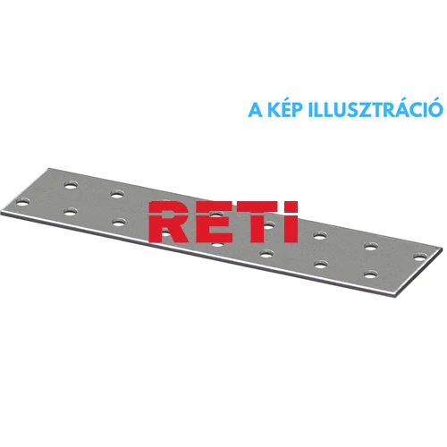 Összekötő lyuggatott lemez 100×400 mm termékfotó