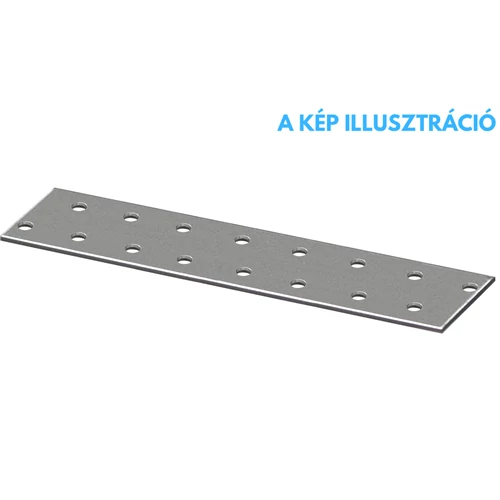 Összekötő lyuggatott lemez 80x200mm
