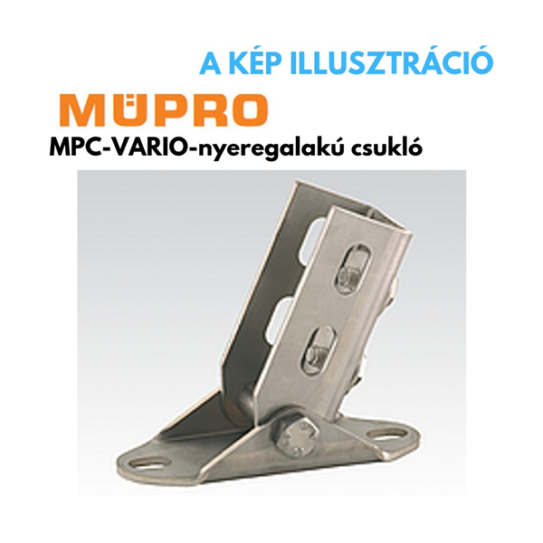 MÜPRO MPC-Vario nyeregalakú rögzítő 38/40-40/80 profilhoz