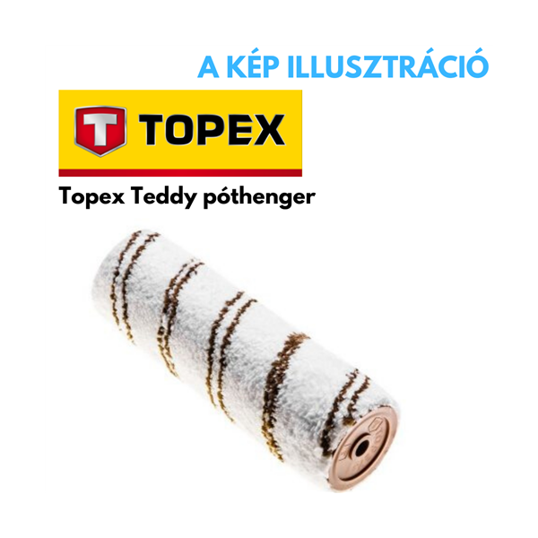 TOPEX Teddy póthenger 18CM Mikroszálas (szálhossz 8 mm), Fa festékekhez