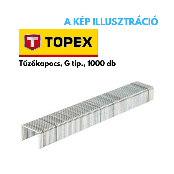 TOPEX tűzőgép kapocs 14mm/1000db