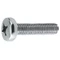 D-fejű kereszthornyos csavar M5x10mm DIN7985 4.8 horganyzott